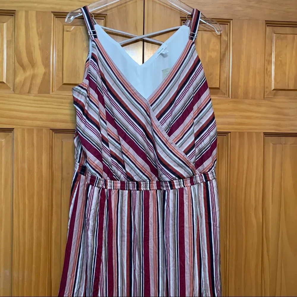 Maurices Striped Dress NWT Size 1X - Picture 2 of 6